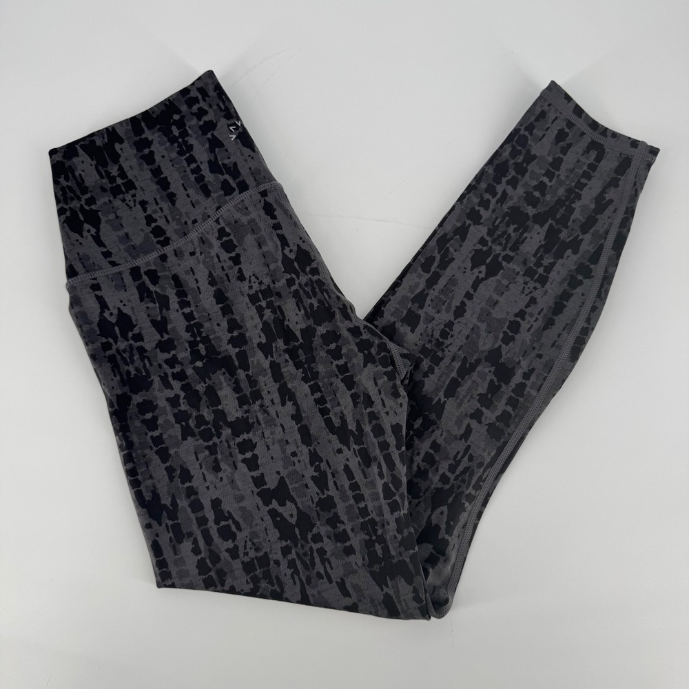 Varley High Rise Performance Leggings Women's‎ Small Gray Black Camo Yoga